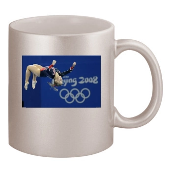 Shawn Johnson 11oz Metallic Silver Mug