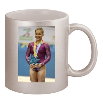 Shawn Johnson 11oz Metallic Silver Mug