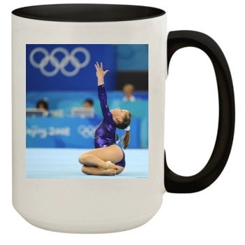 Shawn Johnson 15oz Colored Inner & Handle Mug