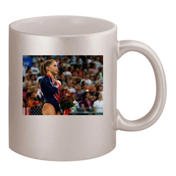 Shawn Johnson 11oz Metallic Silver Mug