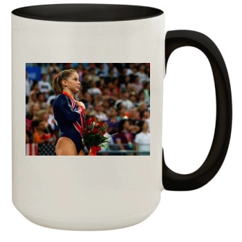 Shawn Johnson 15oz Colored Inner & Handle Mug