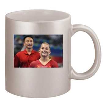 Shawn Johnson 11oz Metallic Silver Mug