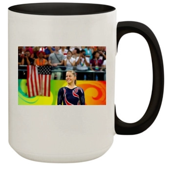 Shawn Johnson 15oz Colored Inner & Handle Mug