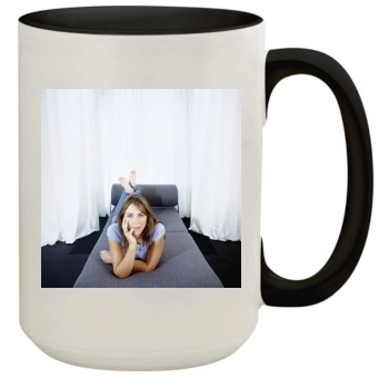 Elizabeth Hurley 15oz Colored Inner & Handle Mug