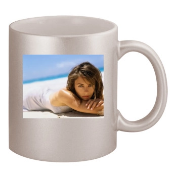 Elizabeth Hurley 11oz Metallic Silver Mug