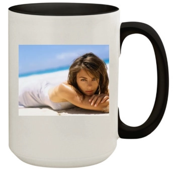 Elizabeth Hurley 15oz Colored Inner & Handle Mug