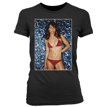 Elizabeth Hurley Women's Junior Cut Crewneck T-Shirt