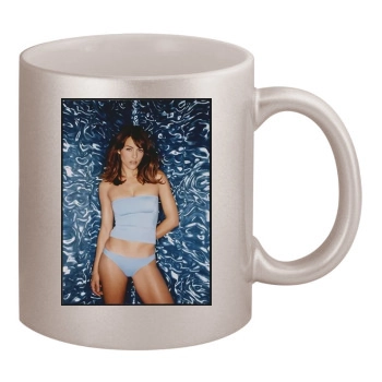 Elizabeth Hurley 11oz Metallic Silver Mug