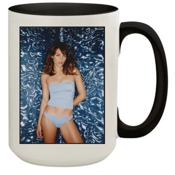 Elizabeth Hurley 15oz Colored Inner & Handle Mug