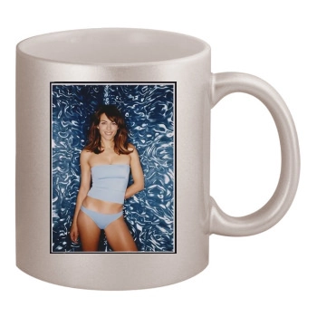 Elizabeth Hurley 11oz Metallic Silver Mug