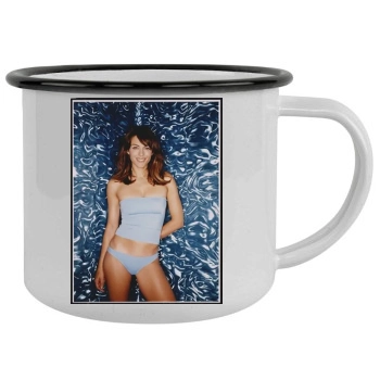 Elizabeth Hurley Camping Mug