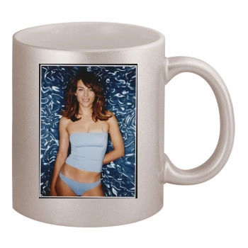 Elizabeth Hurley 11oz Metallic Silver Mug