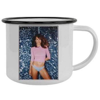 Elizabeth Hurley Camping Mug