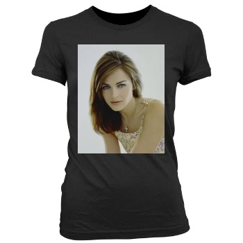 Elizabeth Hurley Women's Junior Cut Crewneck T-Shirt