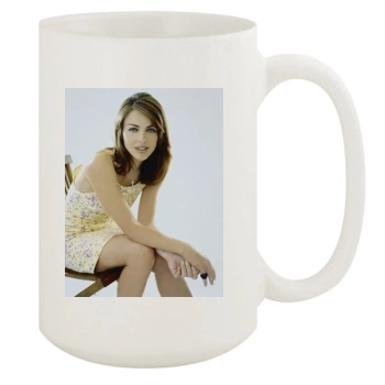 Elizabeth Hurley 15oz White Mug