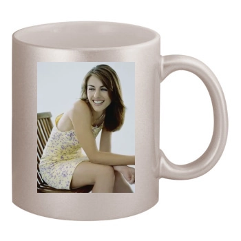 Elizabeth Hurley 11oz Metallic Silver Mug