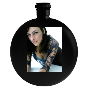 Famke Janssen Round Flask