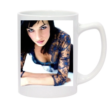 Famke Janssen 14oz White Statesman Mug