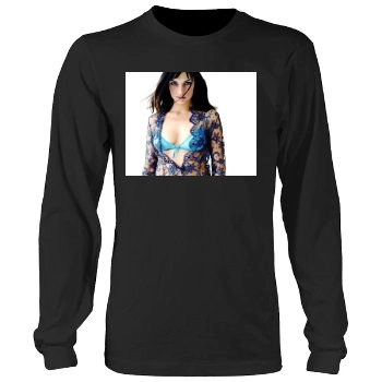 Famke Janssen Men's Heavy Long Sleeve TShirt