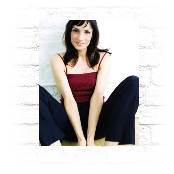 Famke Janssen Metal Wall Art