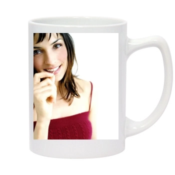 Famke Janssen 14oz White Statesman Mug