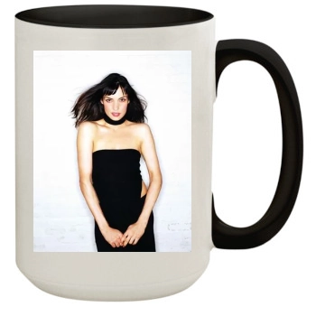 Famke Janssen 15oz Colored Inner & Handle Mug