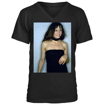 Famke Janssen Men's V-Neck T-Shirt