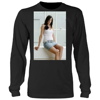 Famke Janssen Men's Heavy Long Sleeve TShirt