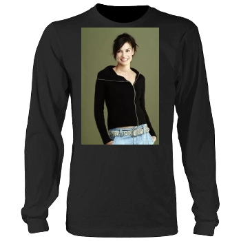 Famke Janssen Men's Heavy Long Sleeve TShirt