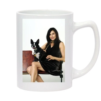 Famke Janssen 14oz White Statesman Mug