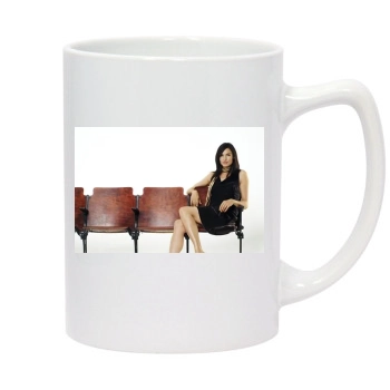 Famke Janssen 14oz White Statesman Mug