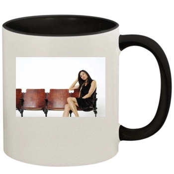 Famke Janssen 11oz Colored Inner & Handle Mug