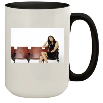 Famke Janssen 15oz Colored Inner & Handle Mug