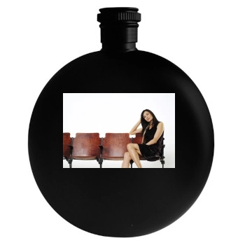 Famke Janssen Round Flask