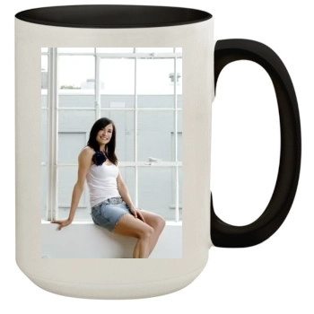 Famke Janssen 15oz Colored Inner & Handle Mug