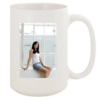 Famke Janssen 15oz White Mug