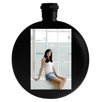 Famke Janssen Round Flask