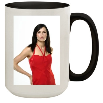 Famke Janssen 15oz Colored Inner & Handle Mug