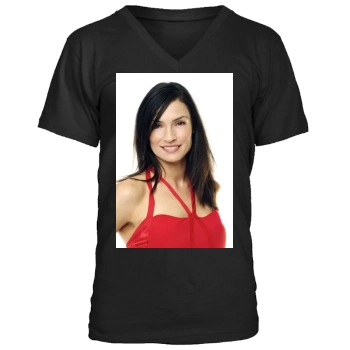 Famke Janssen Men's V-Neck T-Shirt