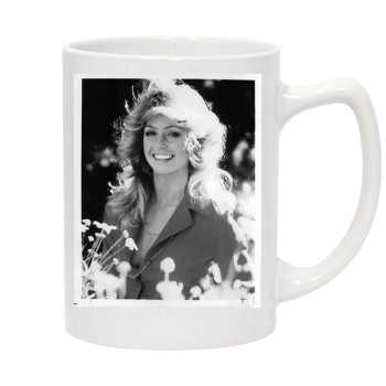 Farrah Fawcett 14oz White Statesman Mug