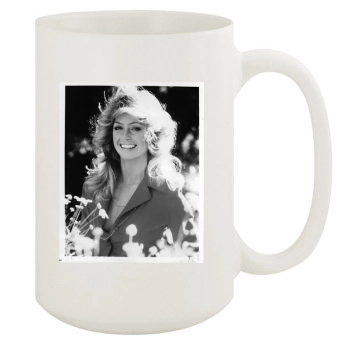 Farrah Fawcett 15oz White Mug