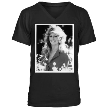 Farrah Fawcett Men's V-Neck T-Shirt