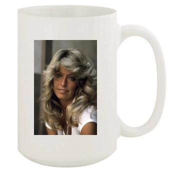 Farrah Fawcett 15oz White Mug