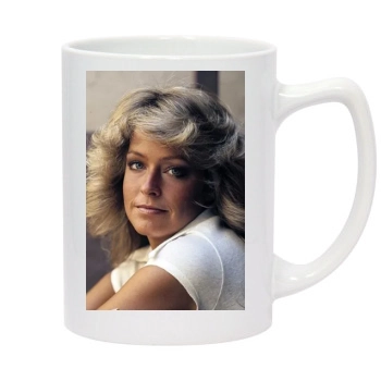 Farrah Fawcett 14oz White Statesman Mug