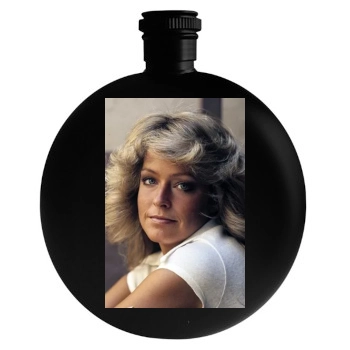 Farrah Fawcett Round Flask