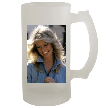 Farrah Fawcett 16oz Frosted Beer Stein