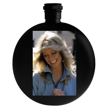 Farrah Fawcett Round Flask