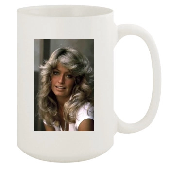 Farrah Fawcett 15oz White Mug