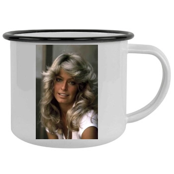 Farrah Fawcett Camping Mug