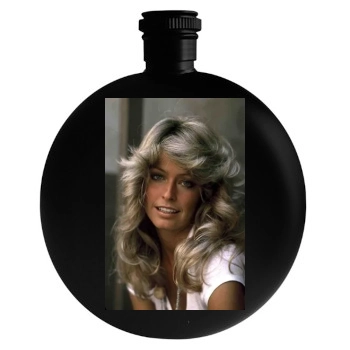 Farrah Fawcett Round Flask